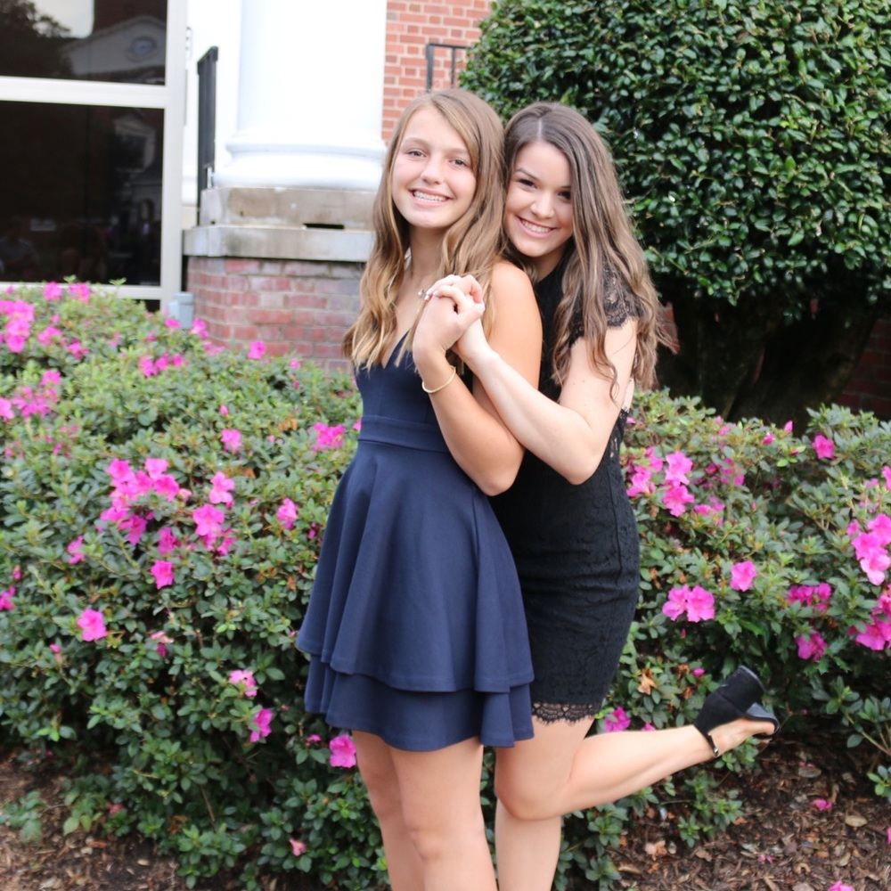 navy blue dress